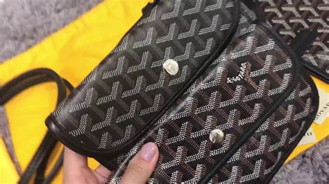 authentic goyard belt vs fake|genuine goyard bag.